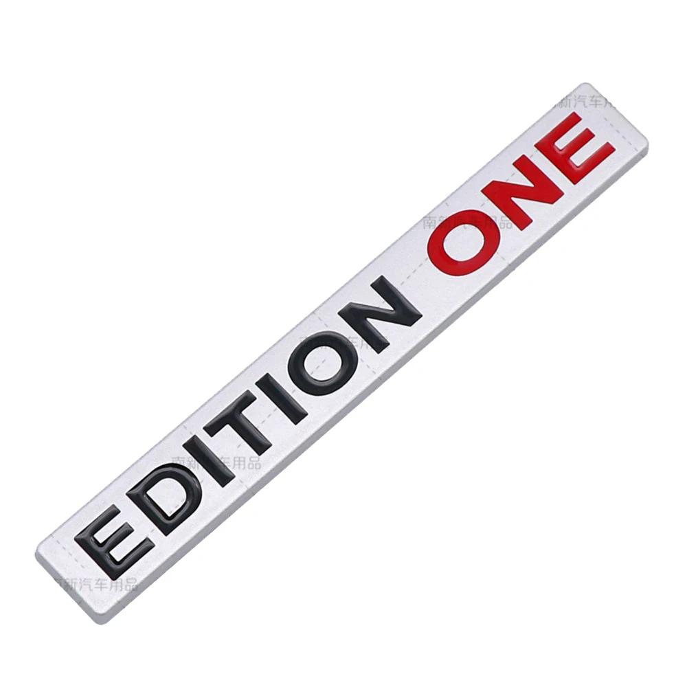 Metal Edition One Logo Car Body Emblem Rear Trunk Badge Sticker for Ford Fiesta Focus Mondeo Kuga Escape Aspire Everest Ecosport