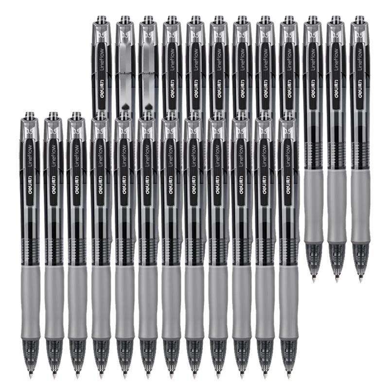 Deli 0.5mm Bullet Tip Retractable Gel Pen