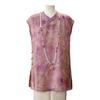 2026 National New Chinese Style Summer T-shirt for Middle-Aged and Elderly Women - Elegant Short Sleeve Top