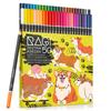 Professional Coloured Pencils 50 Colours, Set of Soft Coloured Pencils