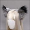 Cute Plush Fox Cat Ears Artificial Cosplay Hair Accessories Animal Ears Headwear  Christmas
