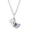 Butterfly Dance Spring 925 Silver Set 925 Silver Cubic Zirconia Necklace Women Necklace ZT2302