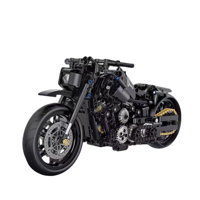 Technical Motorcycle Building Blocks Bricks Duke Harleys Motorbike Racing Car Assemble Model Moc Vehicle Toys for Kids Gift