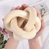 Rustic Design 3-Link Chain Art Craft Wooden Buckle Table Ornament Wooden Chain Ball Wood Knot