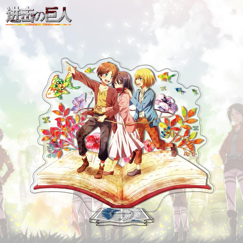 Attack on Titan Acrylic Stand Anime Large Stand Cartoon Cute Character Figure Display Stand Anime Merchandise Collectible Gift