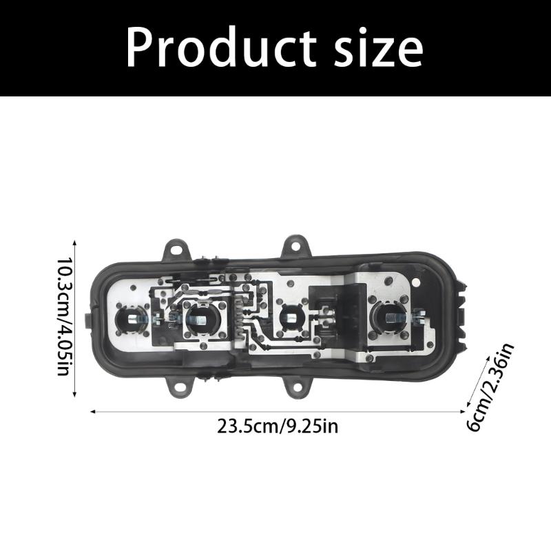 Rear Light Circuit Panel for 500X 2015-2018 Tail Lamp Refurbishment, Ref. 68290191AA, 9.25 X 4.06 X 2.36 In, Single Service Part, Bulbs Not Included