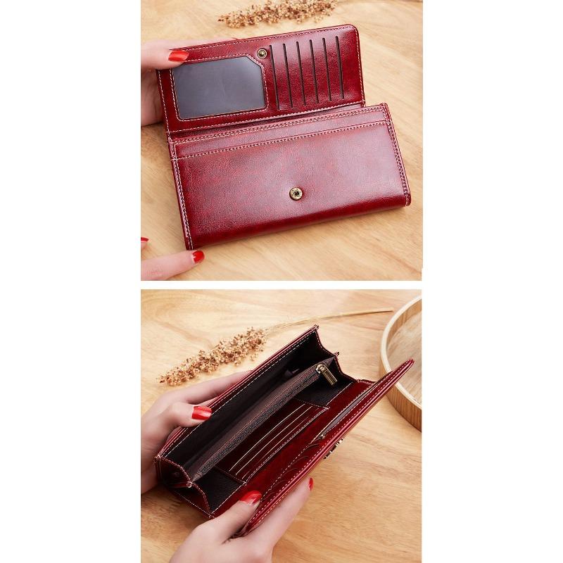Wallet Female Long Retro Large-capacity Clutch Bag New Mobile Phone Bag 20% Off Multi-card Bag Wallet