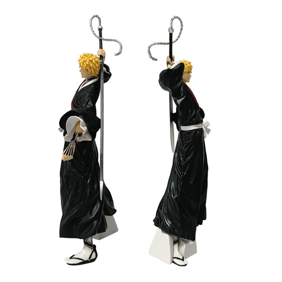 Anime Bleach Kuchiki Byakuya Kurosaki Ichigo Anime Figure Toy Action Figure Toushirou Figurine Statue PVC Model Christmas Gift