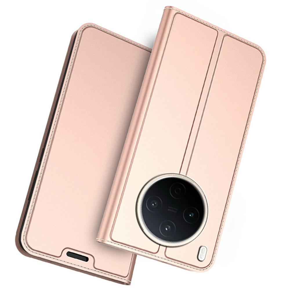 For vivo Y500 Pro 5G Case PU Leather Phone Cover with Card Holder Stand