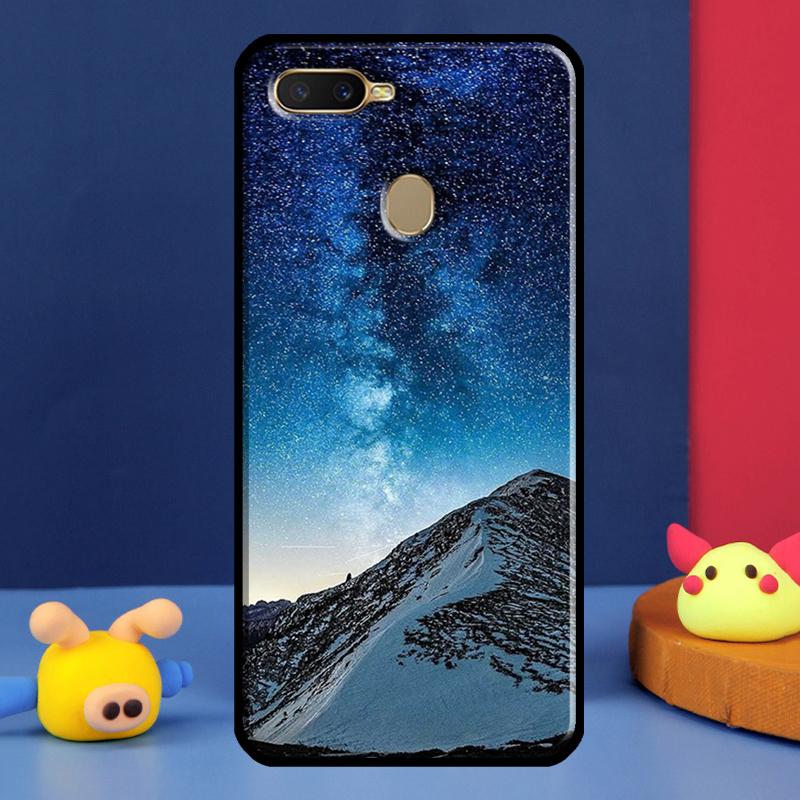 Star Space Moon Night For Oppo A54 A57 S A78 A58 A98 A5 A9 A91 A15 A16 A17 A52 A72 A76 A96 A74 A94 A77 Phone Case