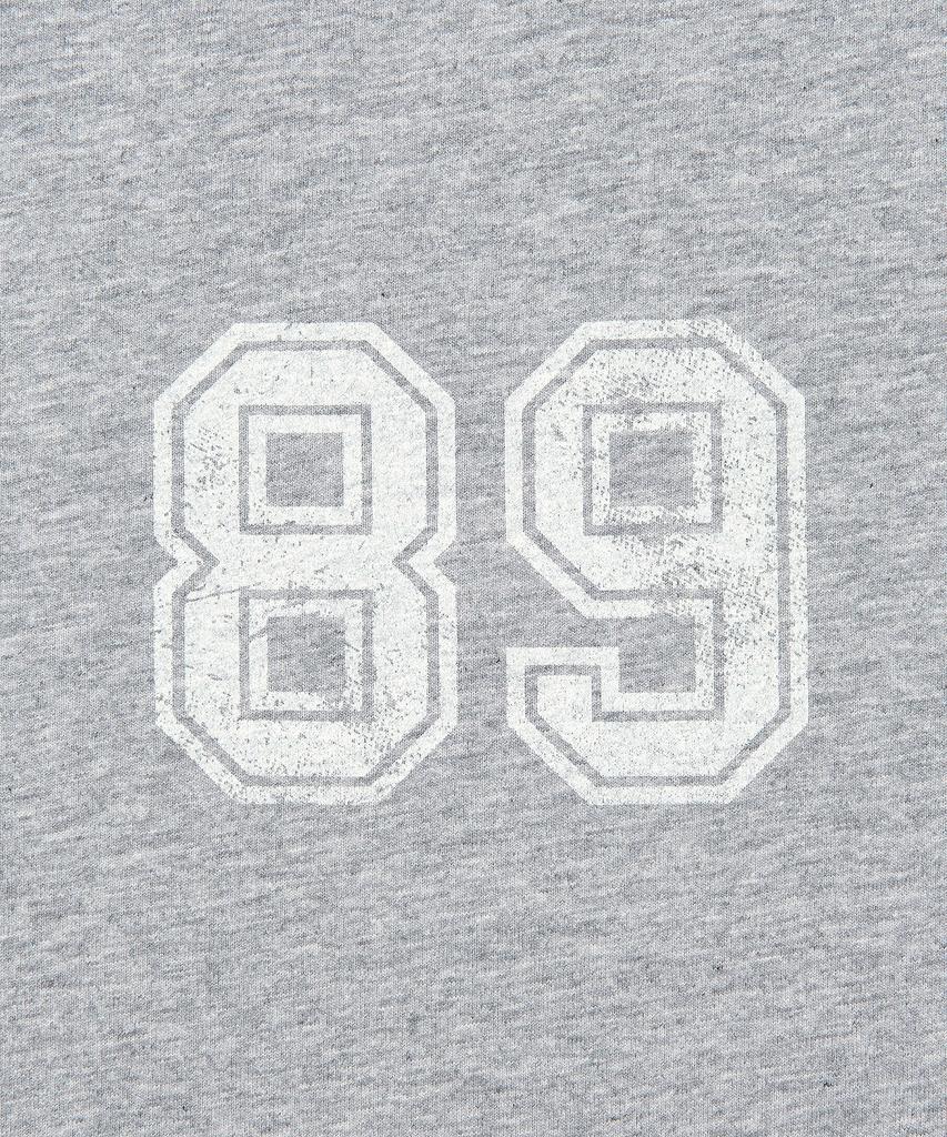 LEE Women Raglan Typo T-Shirt Gray