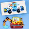 Large Wooden Buckle Puzzle for Early Educational Development, Ages 1-4