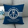 Minimalist Style Anchor For Boats Digital Printing Short Plush Pillow Covers For Car Sofa Office Cushion Cover Home Goods