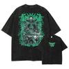 Anime Levi Ackerma T Shirts Oversized Vintage Washed AAttack on TTitan Tshirt Retro Streetwear TTitan AAttack Tshirt Cotton