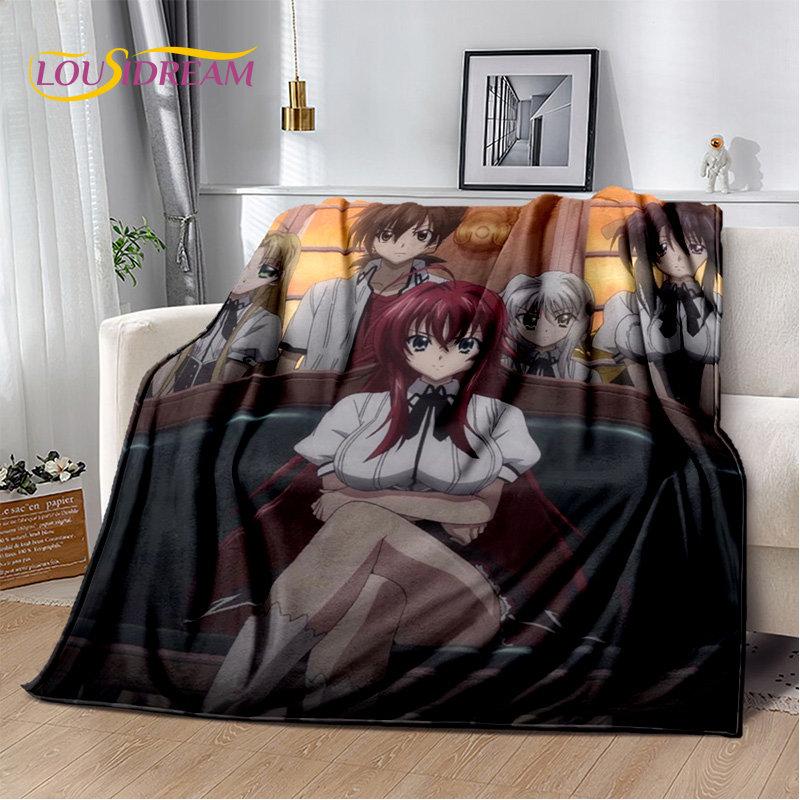 Anime High School D×D Sexy Soft Plush Blanket,Flannel Blanket Throw Blanket for Living Room Bedroom Bed Sofa Picnic Cover Kids