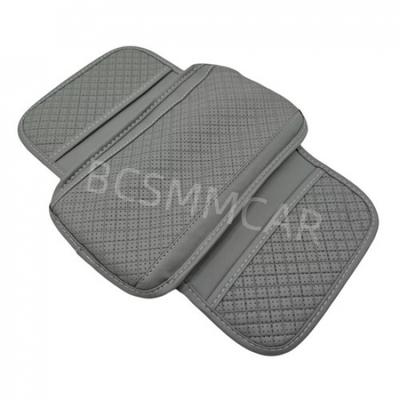 Car Arm Rest Storage Mat Center Console Box Protector Non-slip PU Leather Cover