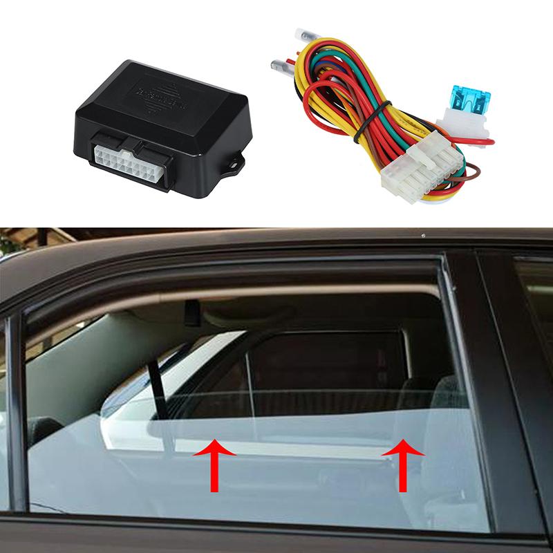 12V Universal Auto Power Window Control Window Open Closer Module For 4 Door Cars