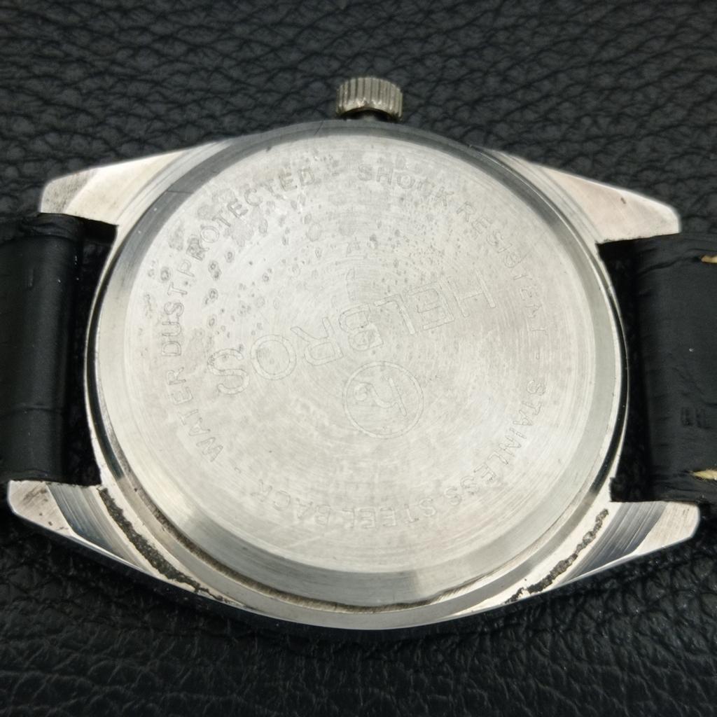 OROLOGIO DA UOMO SVIZZERO VINTAGE HELBROS A CARICA MANUALE RISTRUTTURATO a709651-1