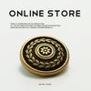 Xiaoxiang Retro Style Suit Sweater Jacket Buttons Double-Sided Nylon Fur Coat Suit Metal Decorative Buttons