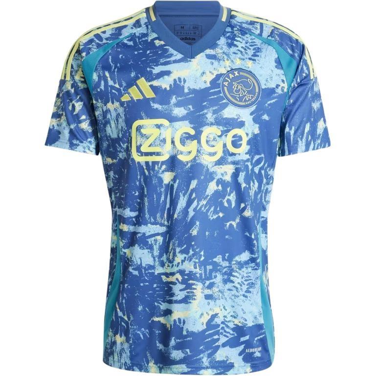 adidas Ajax Amsterdam 24/25 Away Football Jersey Asia Sizing Crew Blue Men s IT6162 M