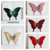 Simulation Christmas Butterfly Ornament Flocking Xmas Tree Decoration  Christmas Parties