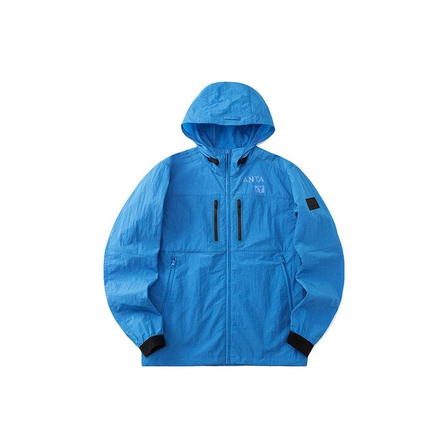 ANTA Jackets Men s Blue Hooded Moderate Other 152220623-1 XL