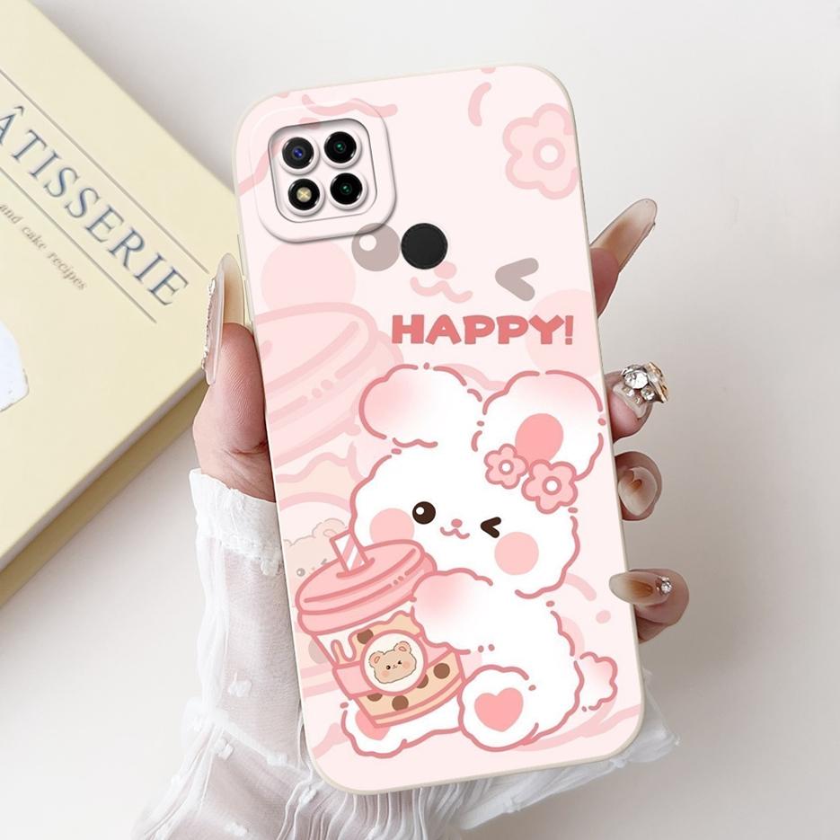 Für Xiaomi Redmi 9C Hülle Niedliche Panda Cartoon Abdeckung Stoßfest Weiche TPU Handyhülle Für Xiaomi Redmi 9C NFC Redmi9C Rückabdeckung Taschen