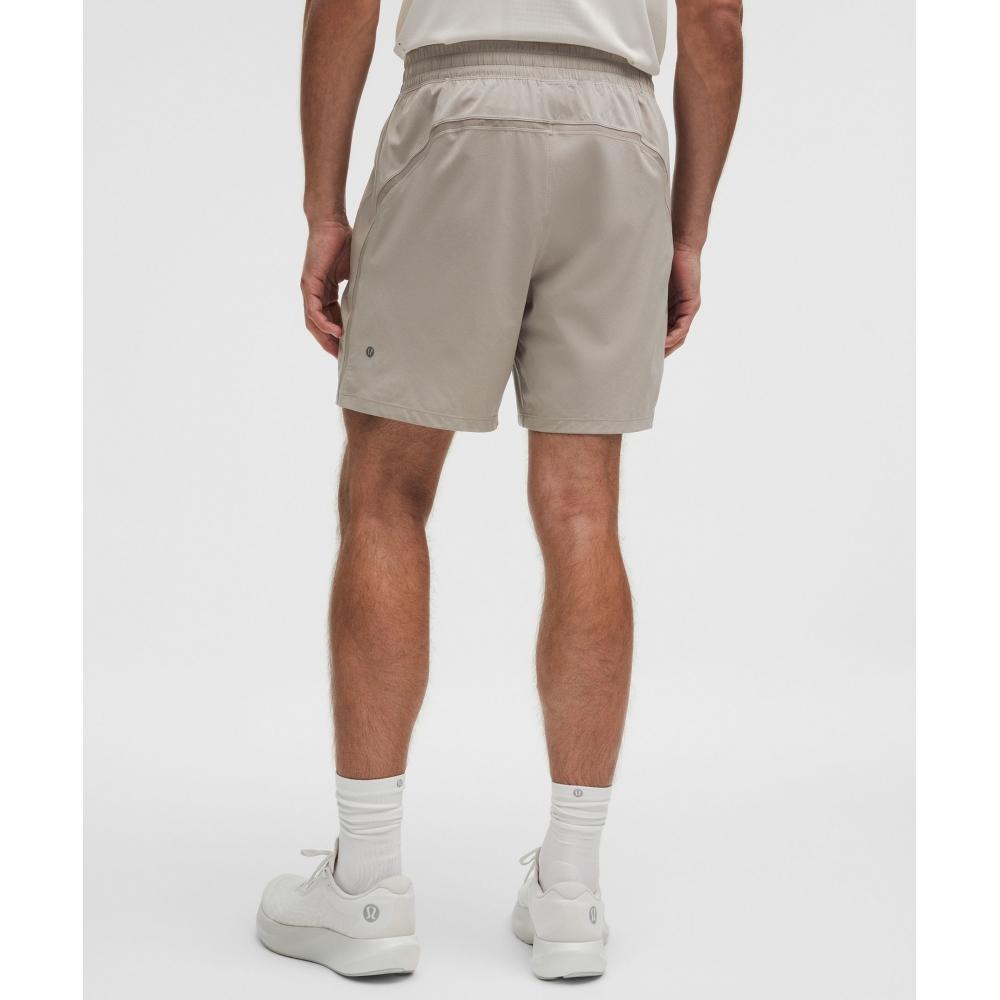 Lululemon Pace Breaker Linerless Short 7  Warm Ash Grey