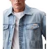 Calvin Klein Loose Minimalist Button Long Sleeve Denim Jacket Men jackets Blue 40EM740-400