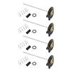 4 Set Carb Accelerator Pump Diaphragm 16021?393?004 for XL250R CB450SC Nighthawk CM450E