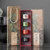 National Tide Cultural Teacup Gift Set: Ceramic Tea Tasting Cup & Host's Gift Box