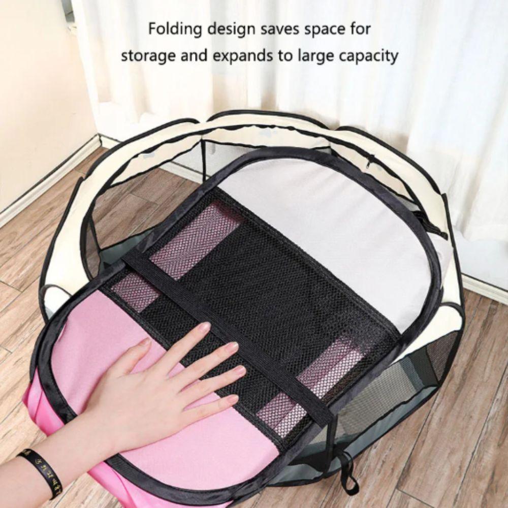 Durable Grip Octagonal Pet Fence Waterproof Oxford Cloth Dog Kennel Cat House  Home Furnishings