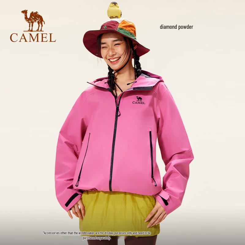 Camel Unisex Outdoor Windproof Waterproof Hardshell Jacket