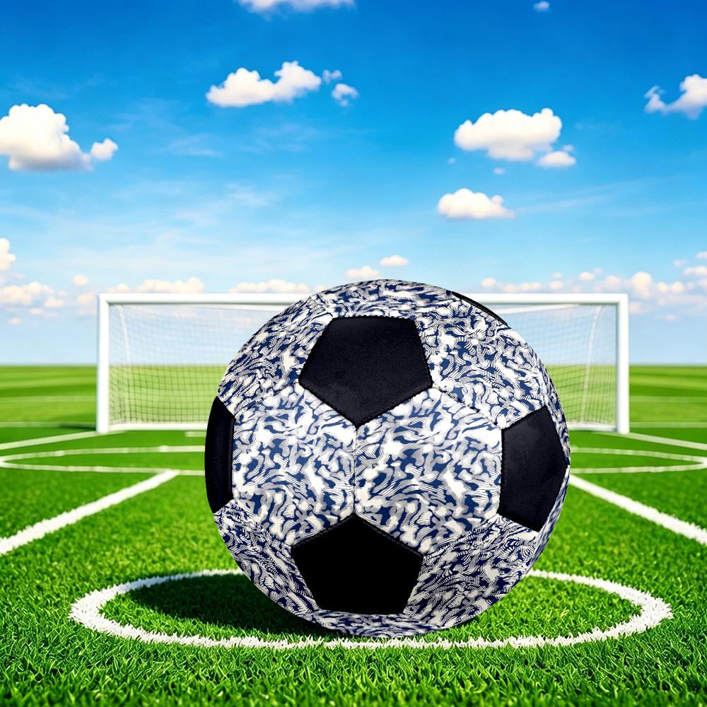 1pc Abstract Wave Lightweight PVC Training Soccer Ball, Size 5, Suitable for Indoor and Outdoor TrainingGift y60326