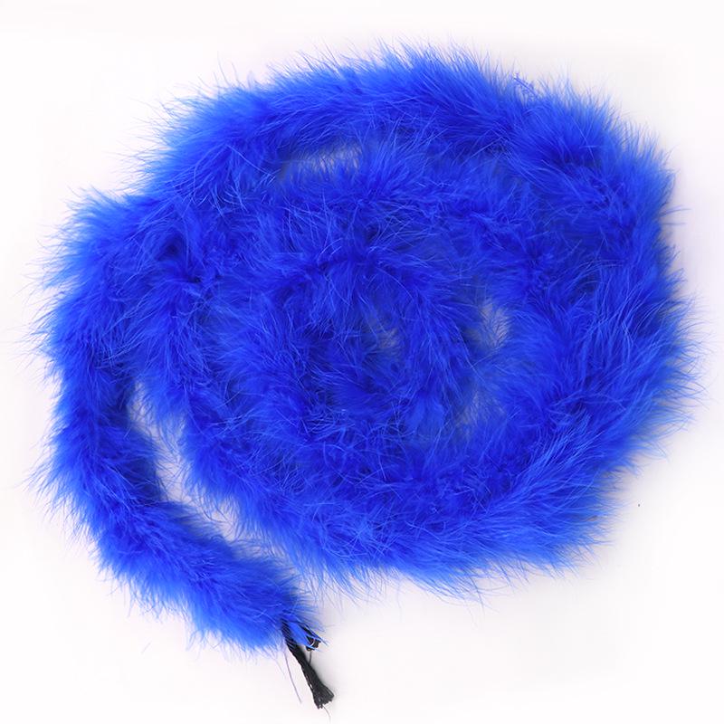 Colorful Turkey Feather Trim, 16g Single Layer for Clothing, Latin Dance Accessories, and Graduation Design