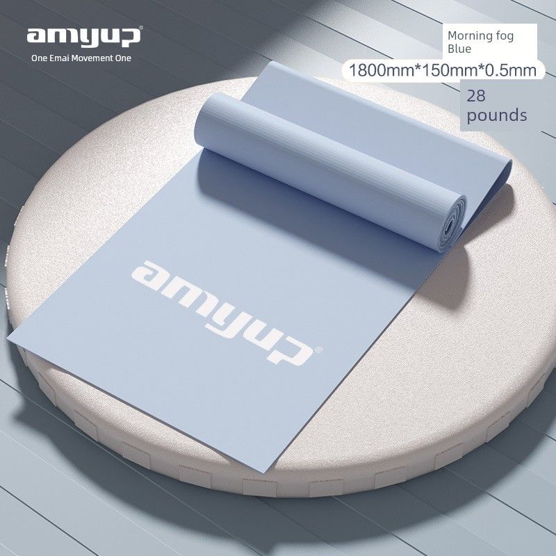 

Aimai Sports Yoga Tension Strap Fitness Men and Women Strength Training Stretch Elastic Band Pulling Rope Squat Non Slip Blue 28 Pounds