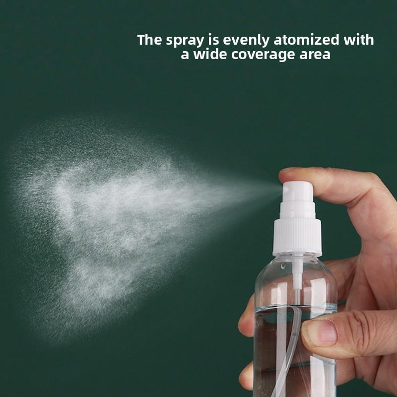Transparent Pet Spray Bottle With Press Down Nozzle For Hand Sanitizer And Cosmetics