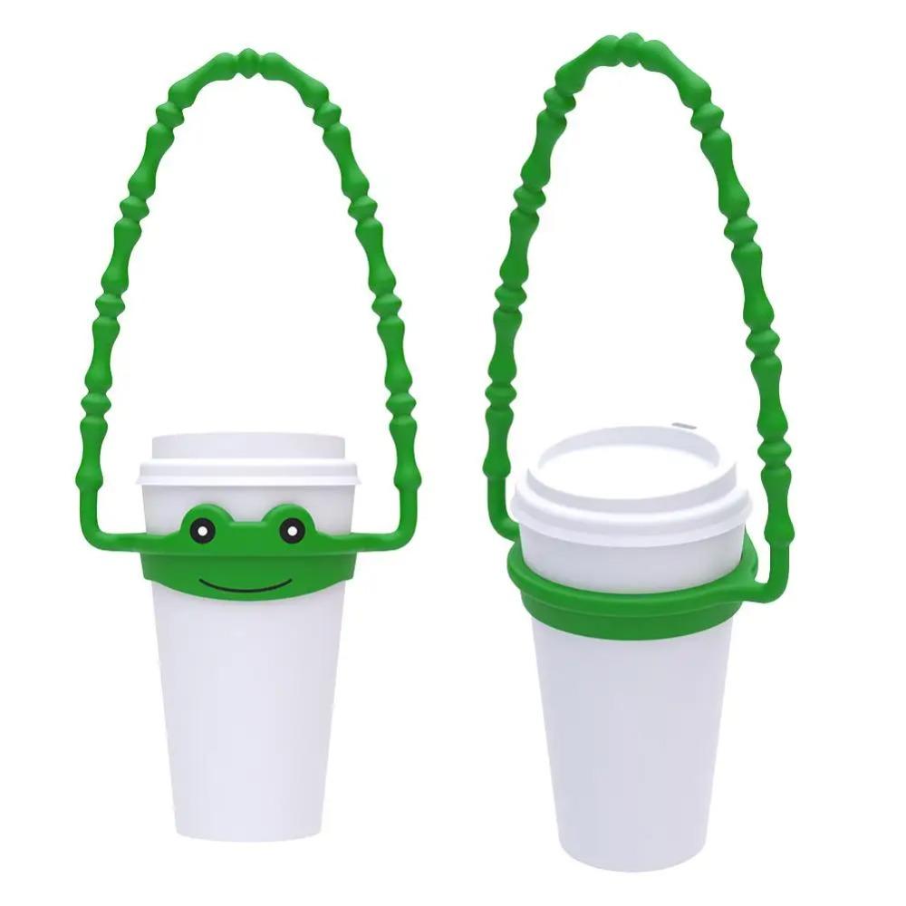 2pcs Cartoon Water Bottle Carrying Strap Silicone Water Bottle Carrier Water Bottle Sling  Sport