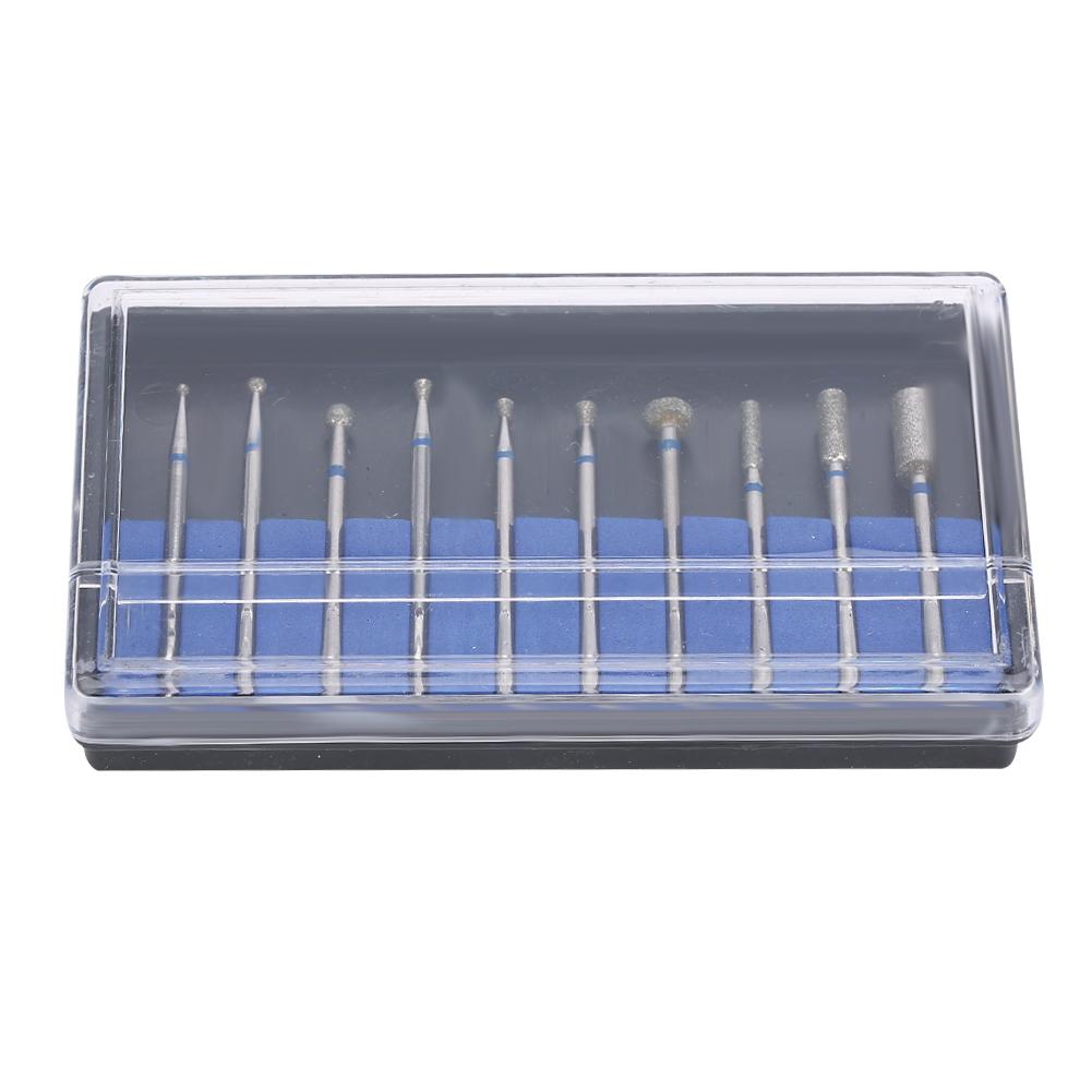 

10 шт. Фреза из вольфрамовой стали для шлифовки и полировки ногтей, гравировальный инструмент, аксессуар #02