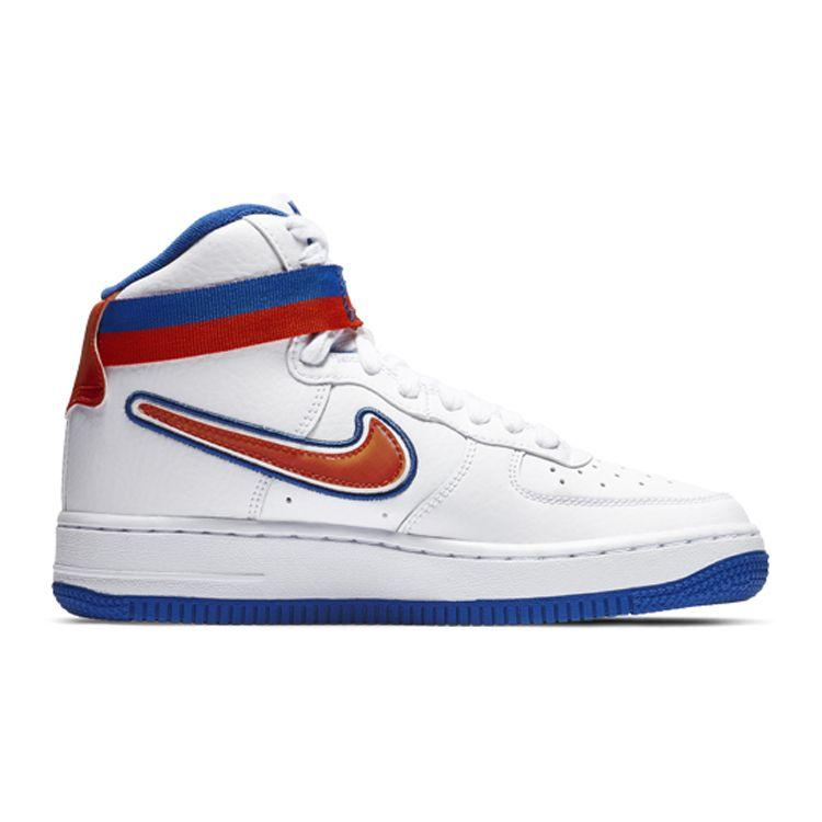 nike air force 1 high white orange
