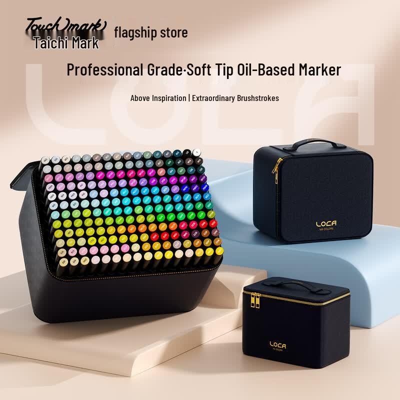 Touch Mark 192-Color Dual-Tip Alcohol Marker Set