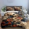 Dragon Art Decorative Set Soft Comfortable Duvet Cover Bedding Set Included 1*Duvet Cover & 2*Pillowcases Gift