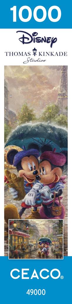 Ceaco Thomas Kinkade Disney Mickey Minnie v Paříži 1000dílné puzzle - - - & -