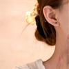 Geometrische Sterling Silber Ohrstecker Mit Geburtsstein Damen Minimalistischer Kleiner Creolen Ohrschmuck