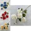 Artificial Silk Rose Flower Arrangement For Bridal Party Photo Shoot Decor