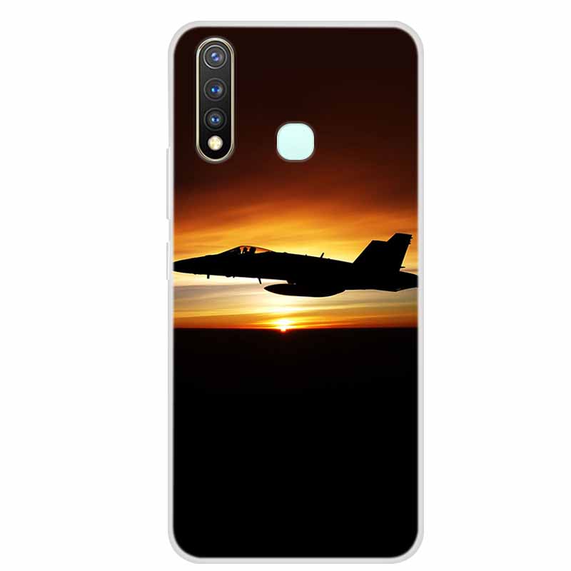 Per Vivo 1915 / Y19 /U3 Custodia Bumper Silicone TPU Copertura Posteriore Morbida Per Vivo Y19 Y 19 VivoY19 Custodia Cartone animato fundas su Vivo1915 Coque