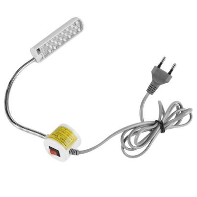 - LED Svetlo Práca Pre Šijací Stroj Nastaviteľná Magnetická Základňa Lampa Diel (#12)