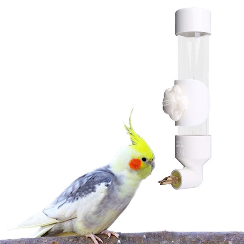 Cage Water Bottles Automatic Feeder for Birds Top Fill No Drip Drinking Device for Parrots Rats Chinchillas Hedgehogs Gerbils
