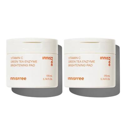Vitamin C Grüner Tee Enzym Pickel Toning Pad 60 Blatt x 2