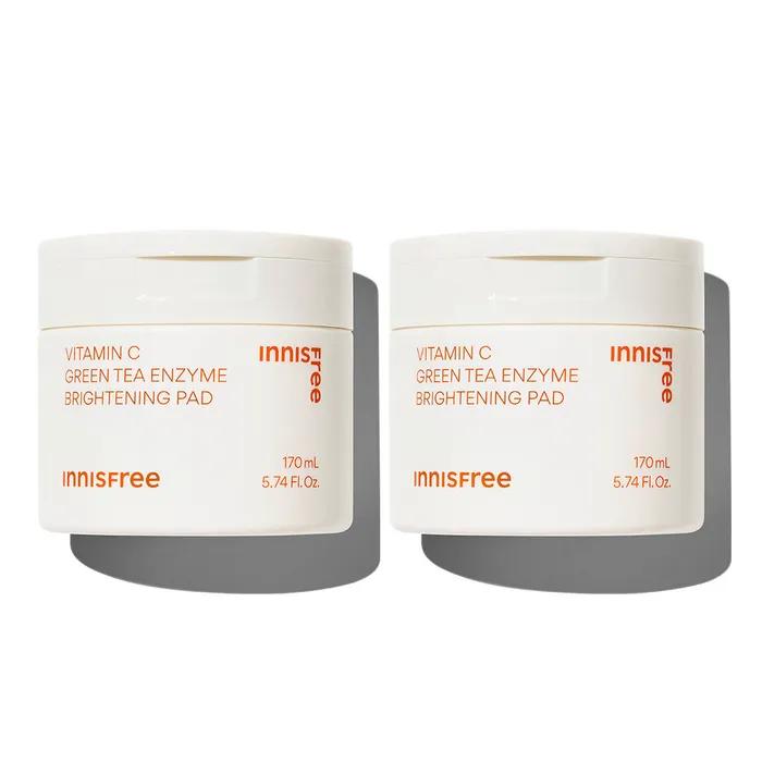 

Витамин С Зеленый чай Энзим Тонизирующие пэды от пятен 60 листов x 2